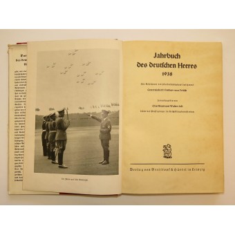 Jahrbuch der deutschen Heeres 1938. Espenlaub militaria